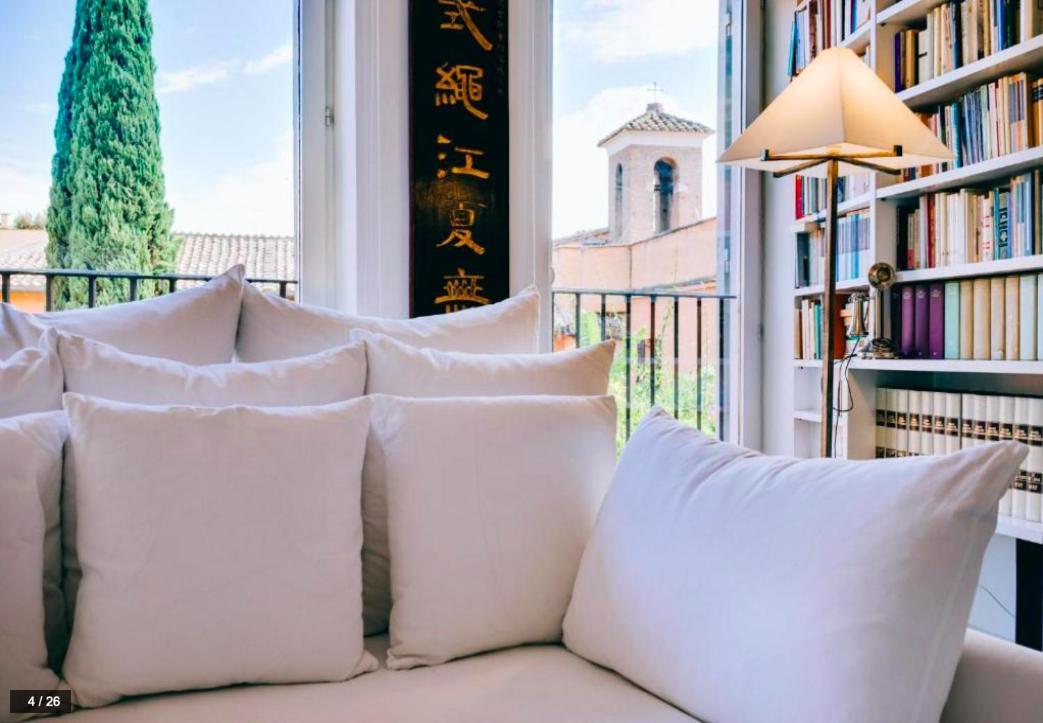 Luxury Art Apartment In Trastevere With Terrace Roma Exterior foto