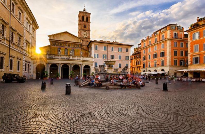Luxury Art Apartment In Trastevere With Terrace Roma Exterior foto
