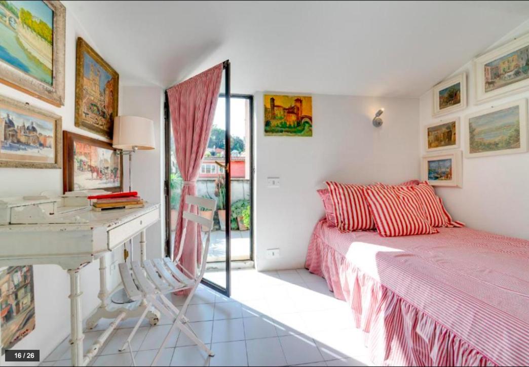Luxury Art Apartment In Trastevere With Terrace Roma Exterior foto