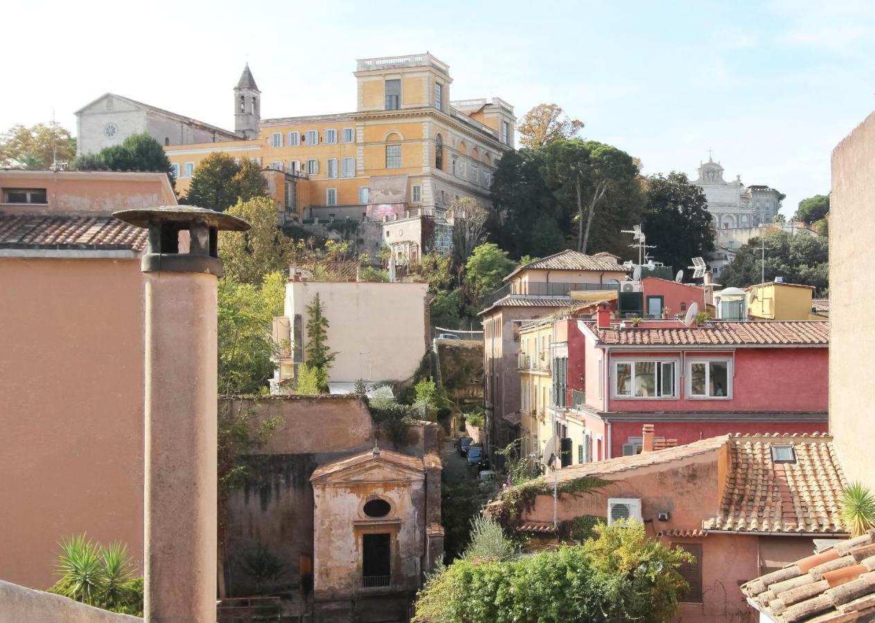 Luxury Art Apartment In Trastevere With Terrace Roma Exterior foto